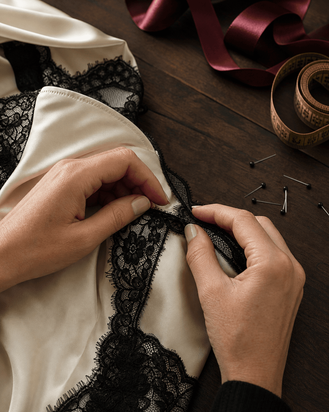 Dettagli e materiali selezionati per il fitting Paprika