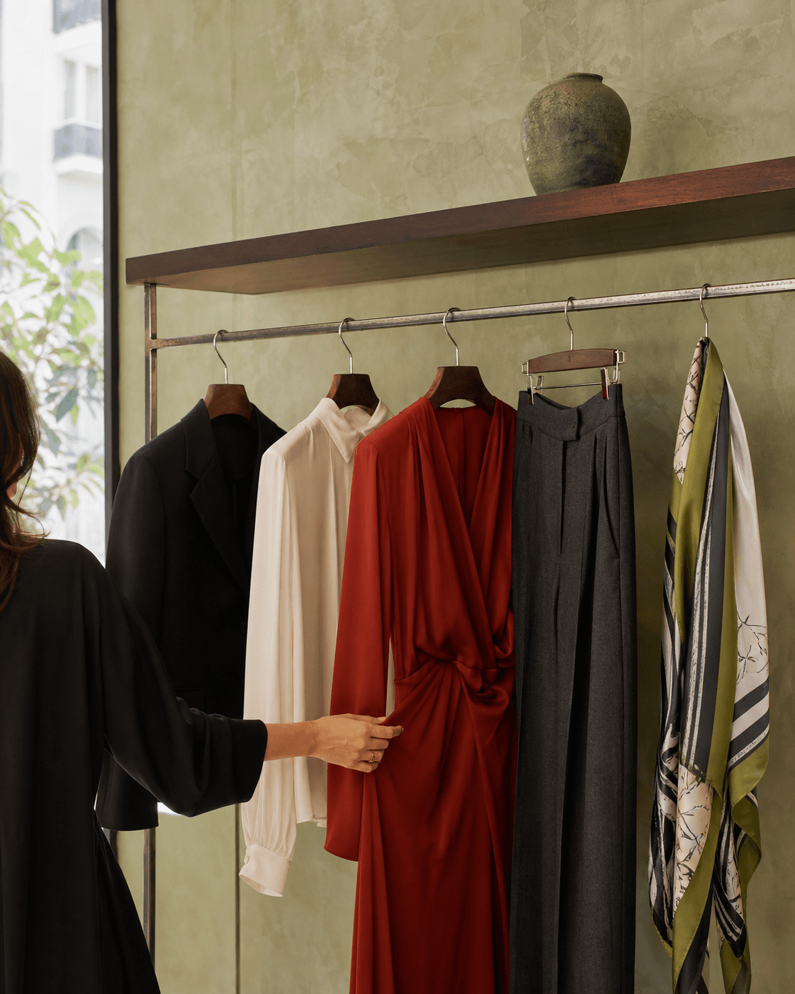 Una selezione di capi nella boutique Paprika
